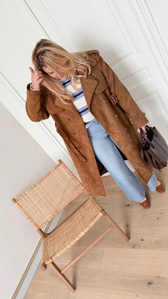 Ava trenchcoat camel