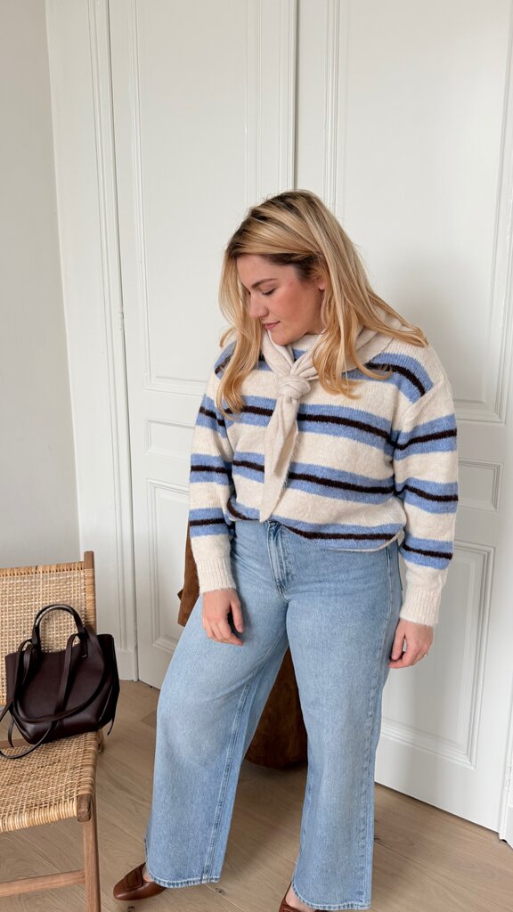 Lisette knit blue