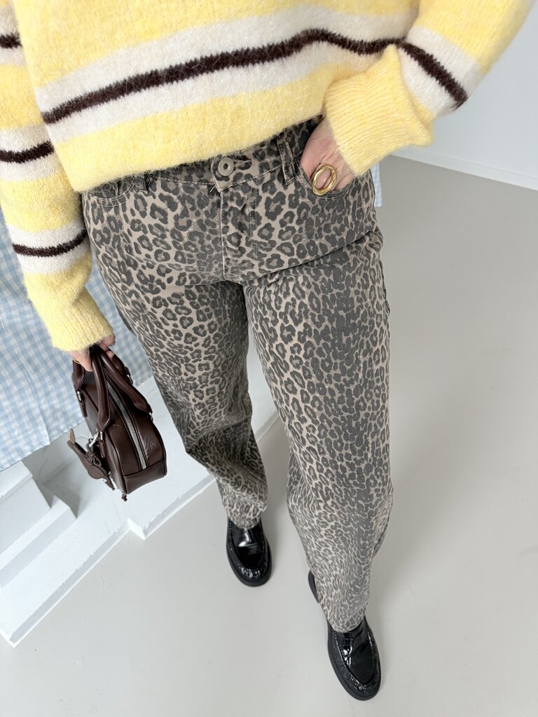 Nona leopard jeans