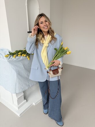 Julia blazer baby blue