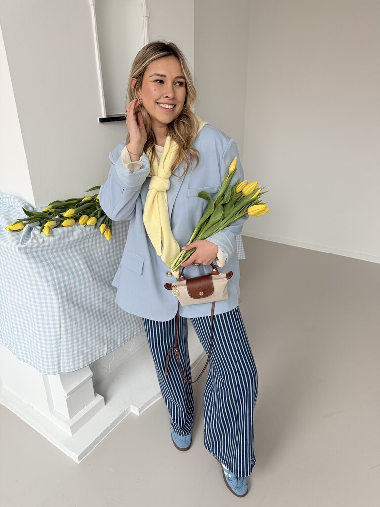 Julia blazer baby blue