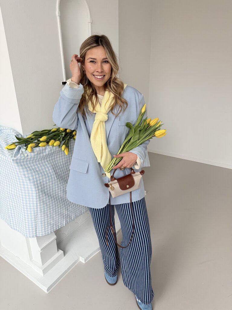 Julia blazer baby blue