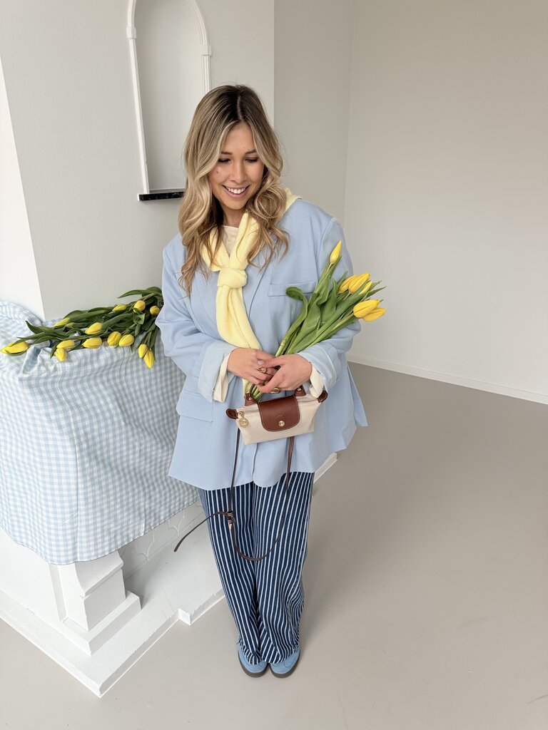 Julia blazer baby blue