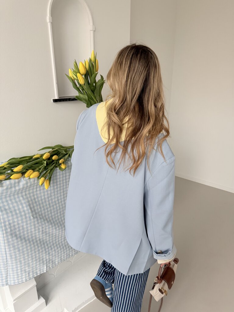 Julia blazer baby blue