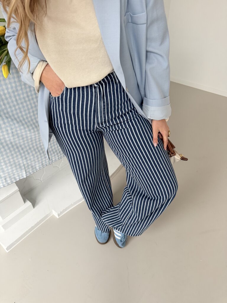Oona striped jeans