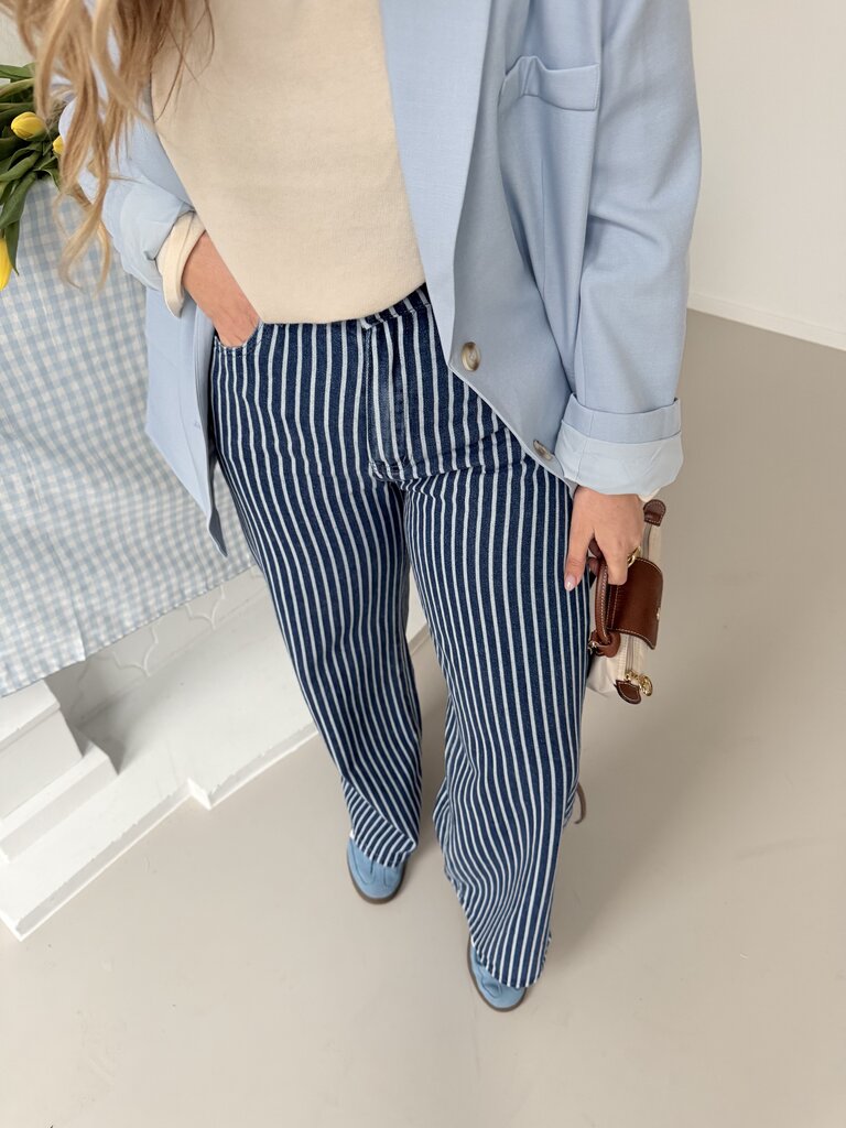 Oona striped jeans