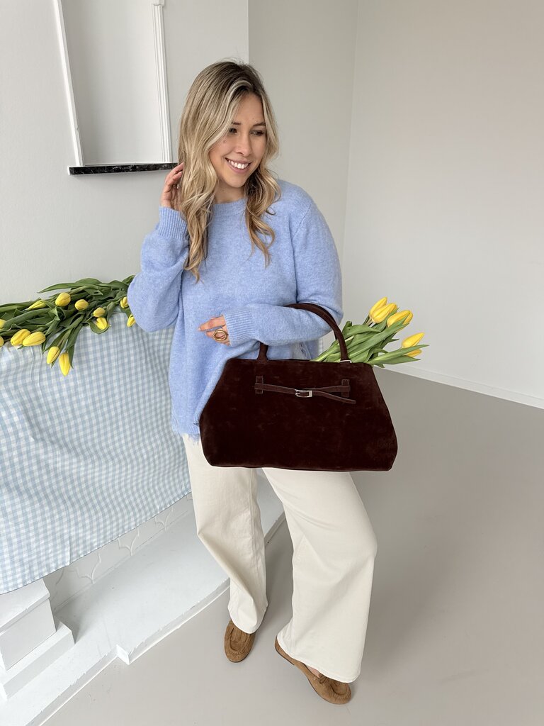 Havanna suede bag brown