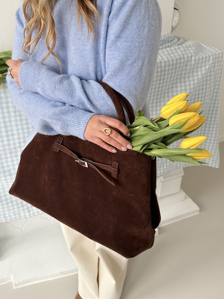 Havanna suede bag brown