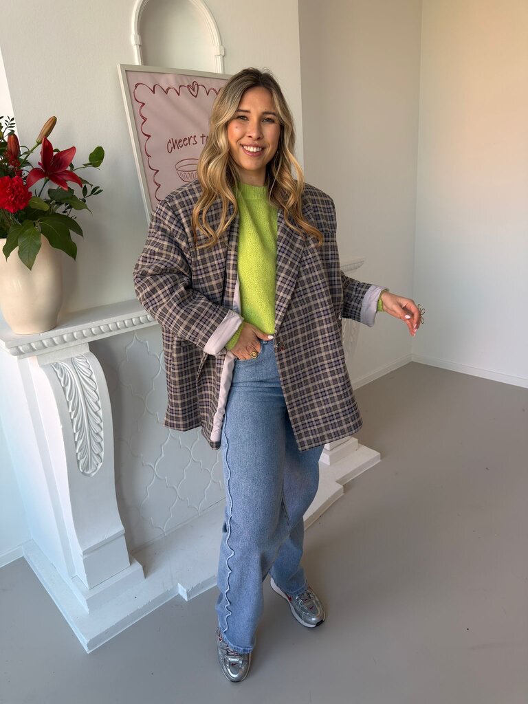Rosie blazer check
