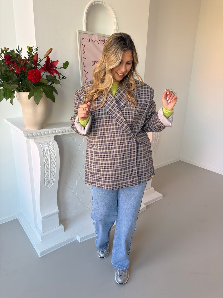 Rosie blazer check