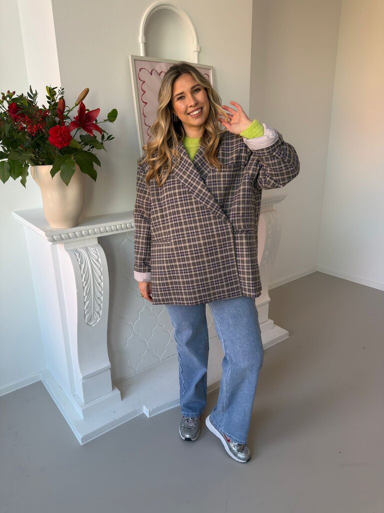 Rosie blazer check