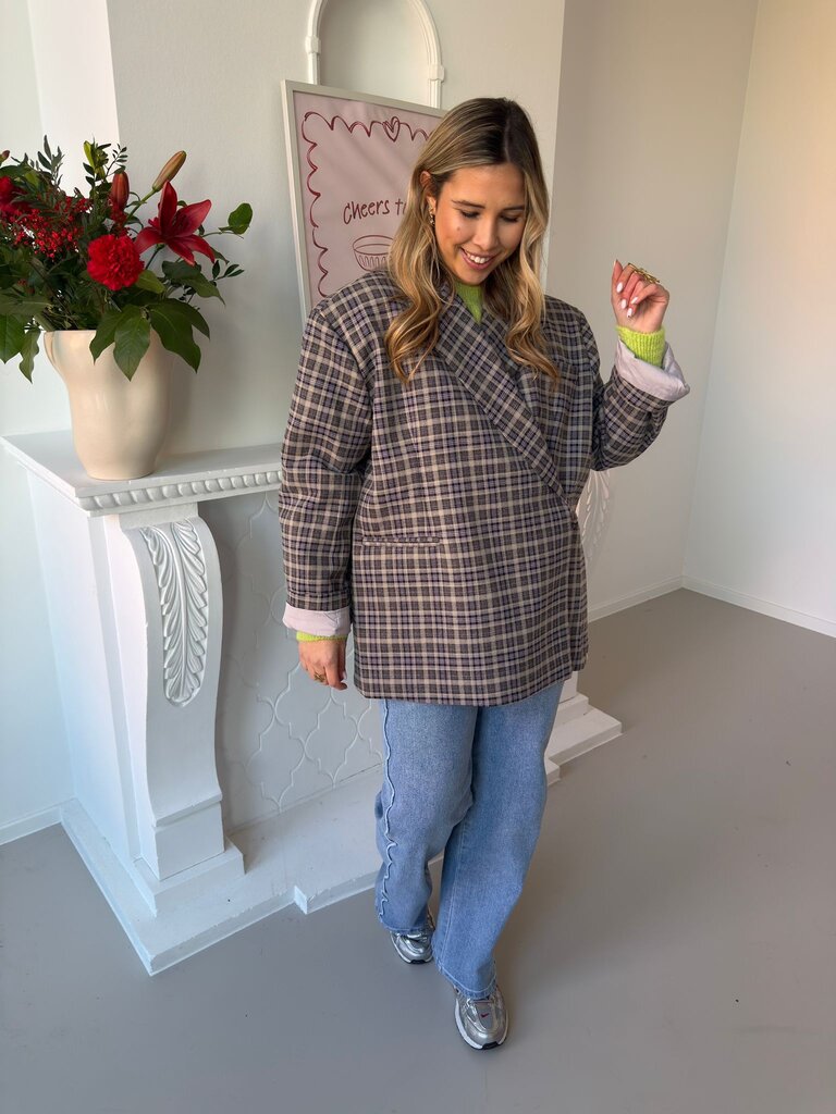 Rosie blazer check