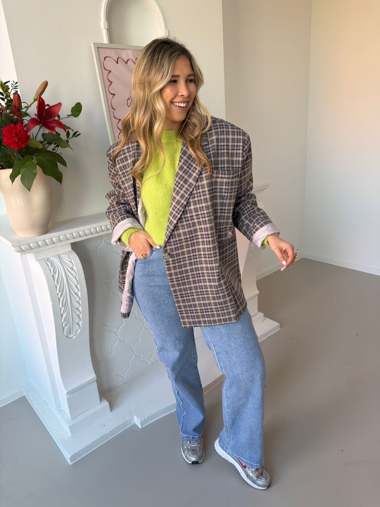 Rosie blazer check