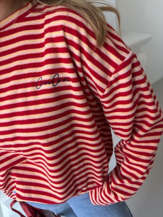Coucou terry sweat red