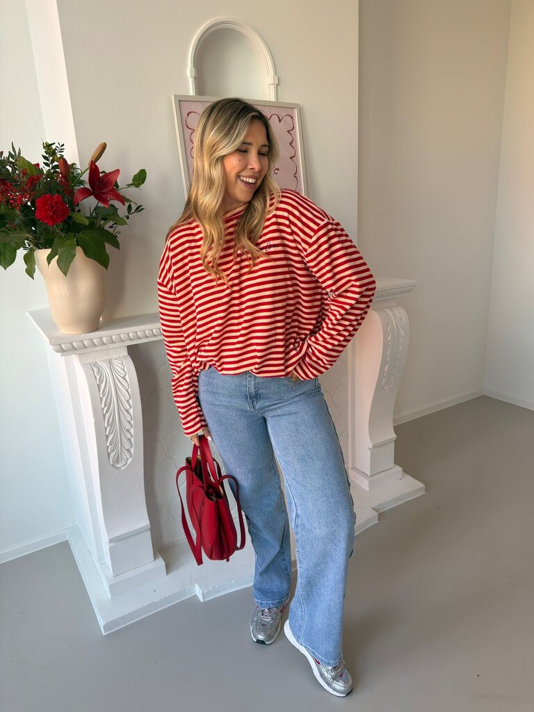 Coucou terry sweat red