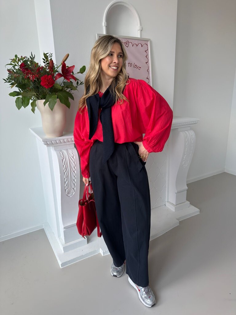 Louisa blouse red