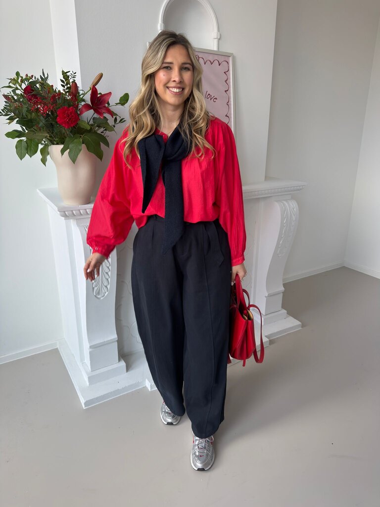 Louisa blouse red