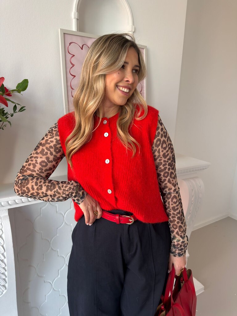 Anaës gilet red