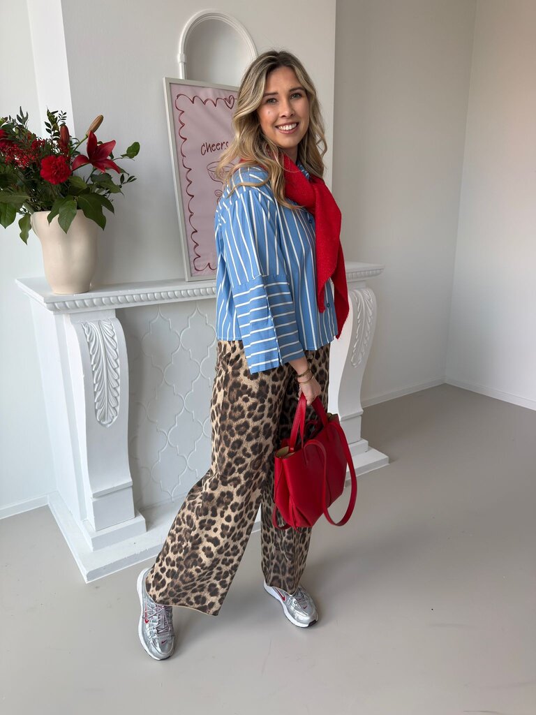 Fien leopard pantalon