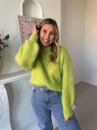 Anaelle knit lime green