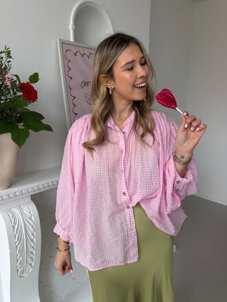 Camille blouse pink