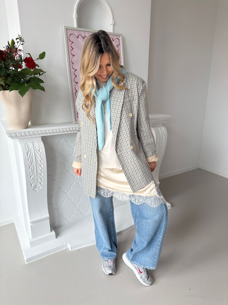 Sofia blazer blue/beige