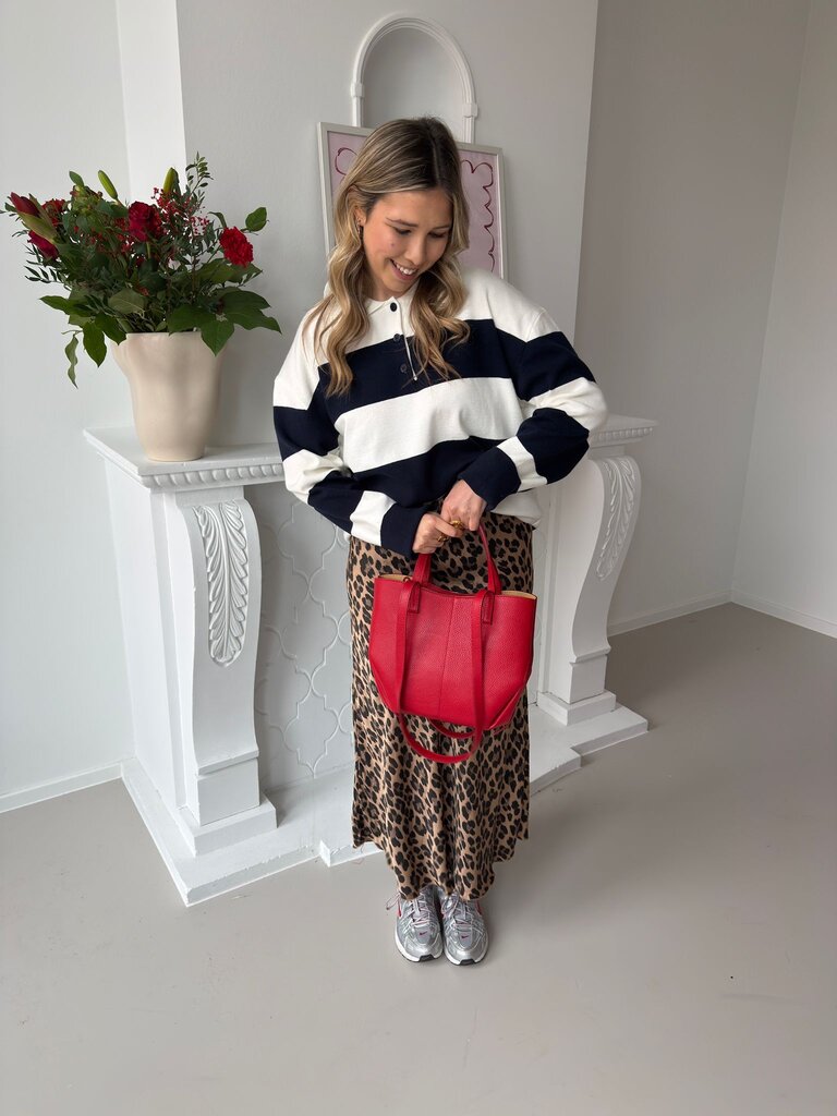 Selene leopard skirt