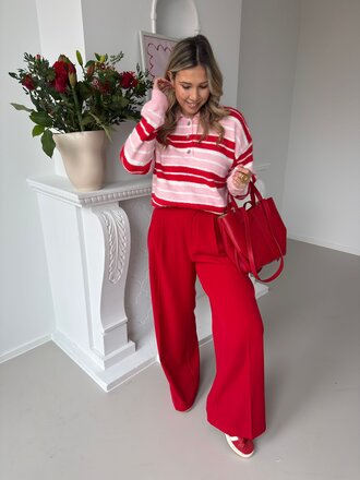 Teddie pantalon red