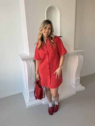 Gigi dress red