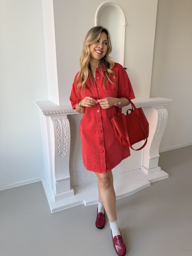 Gigi dress red