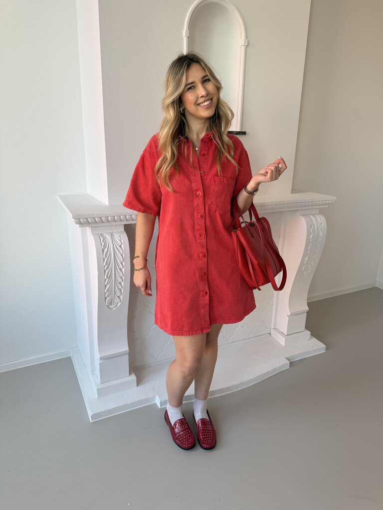 Gigi dress red
