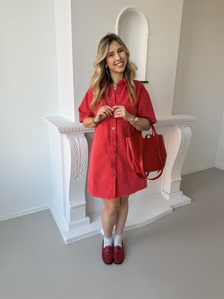 Gigi dress red