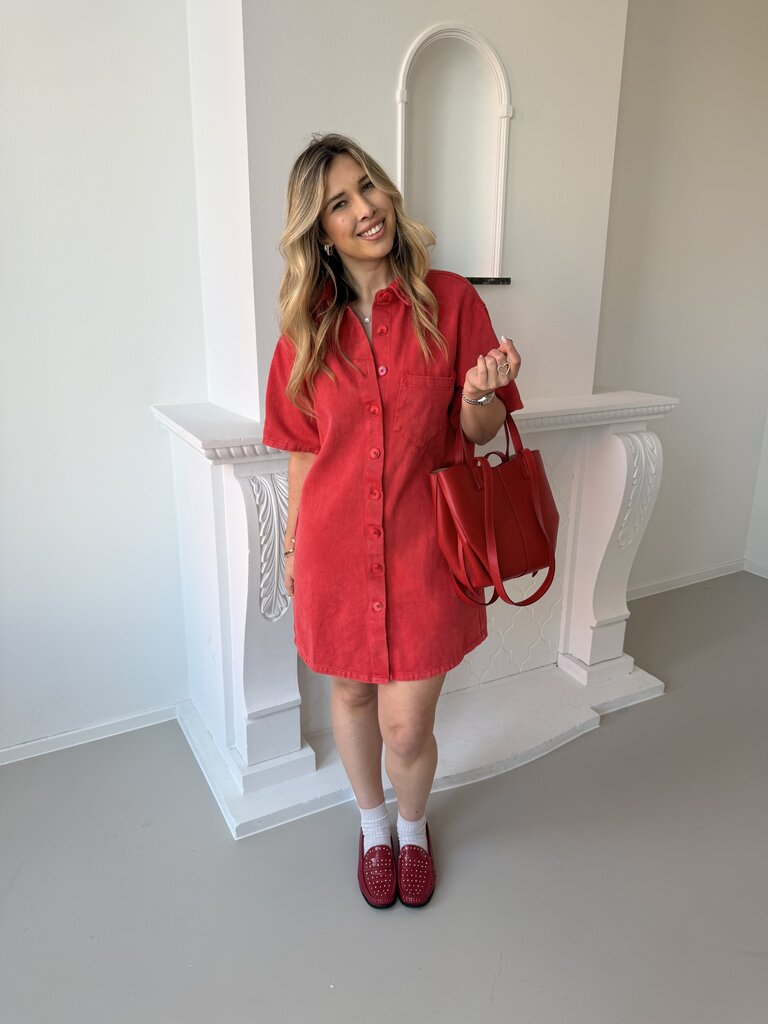 Gigi dress red