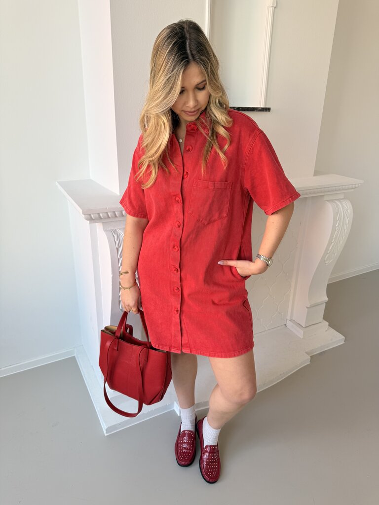 Gigi dress red