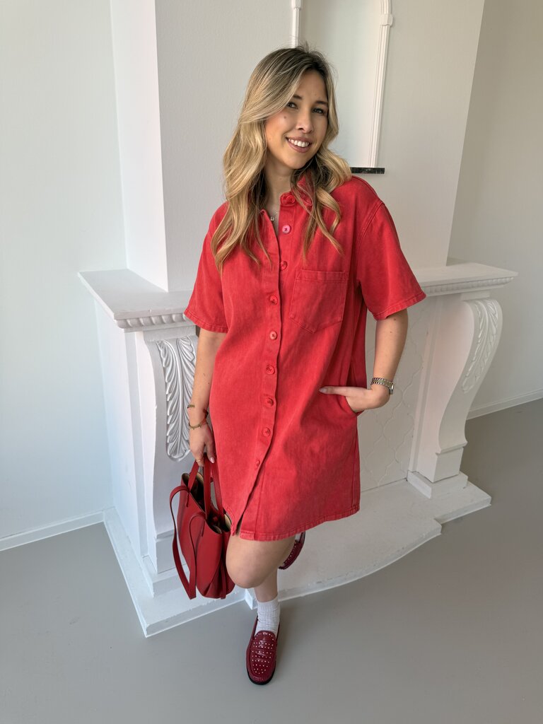 Gigi dress red