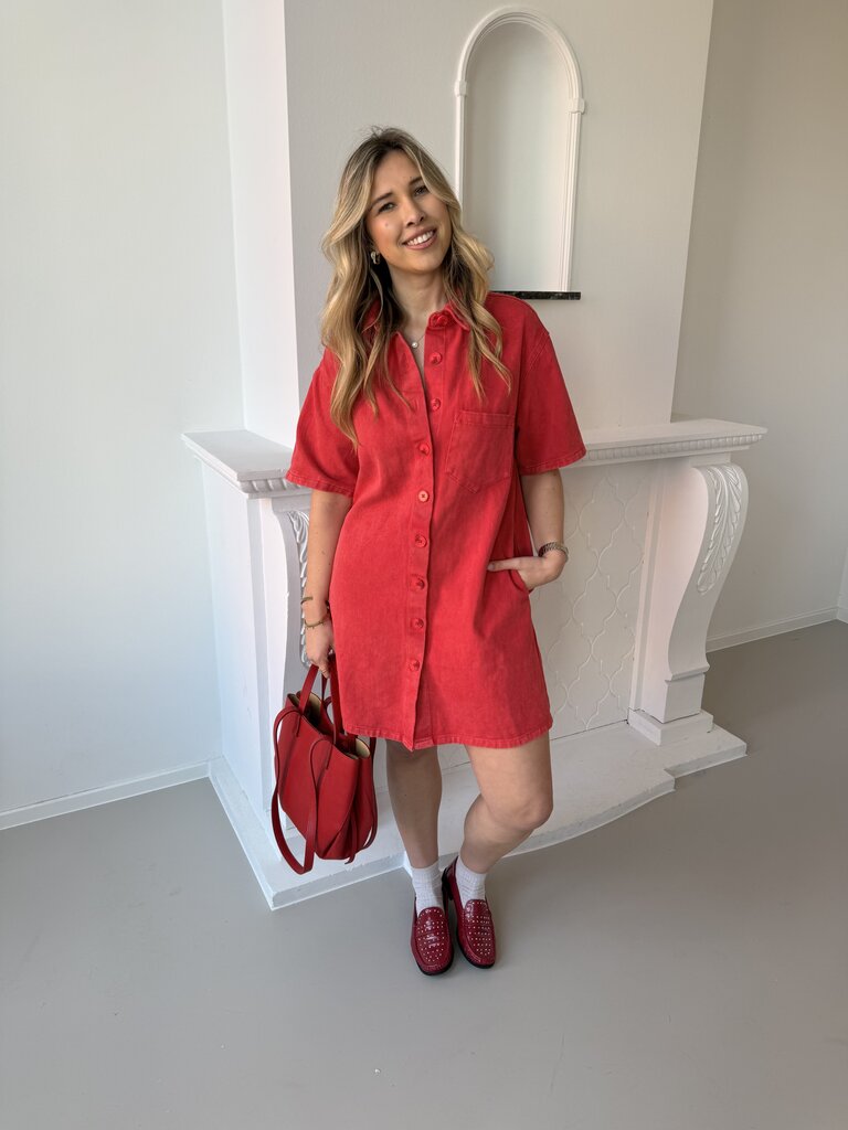 Gigi dress red