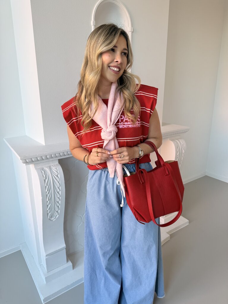 Jozefien T-shirt red