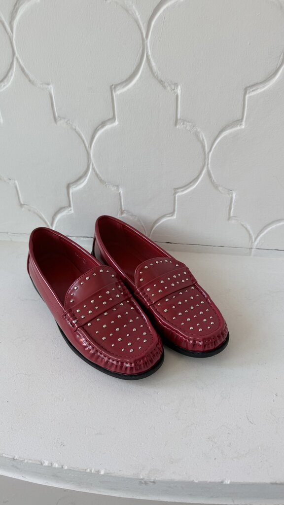 Jolene loafers red