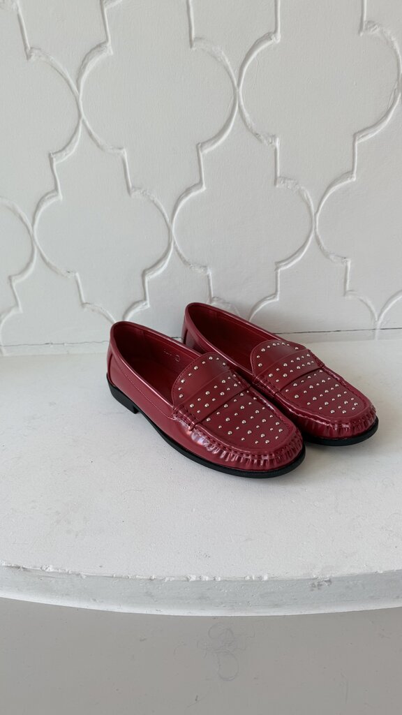 Jolene loafers red