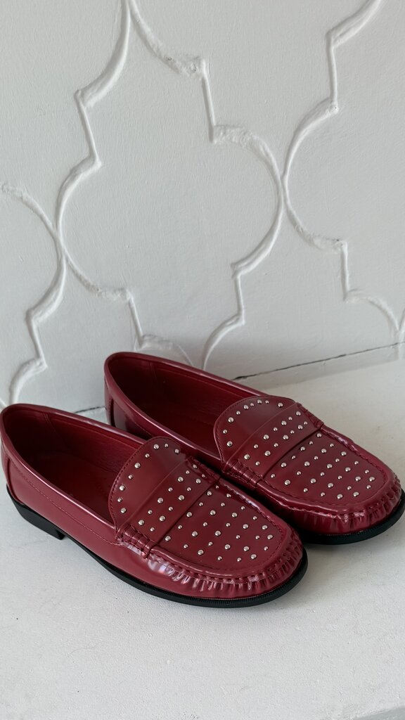 Jolene loafers red