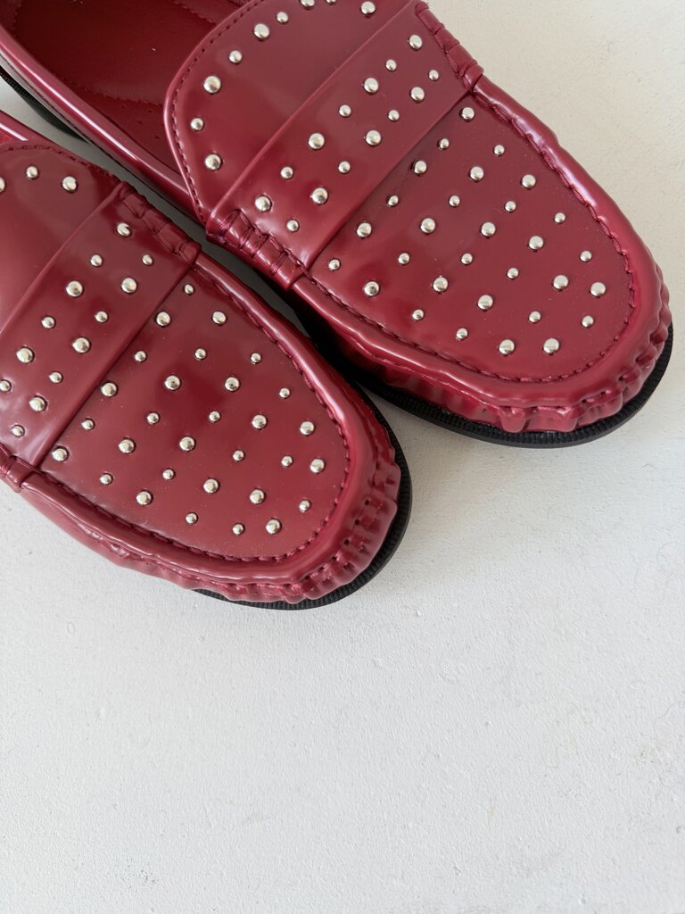 Jolene loafers red