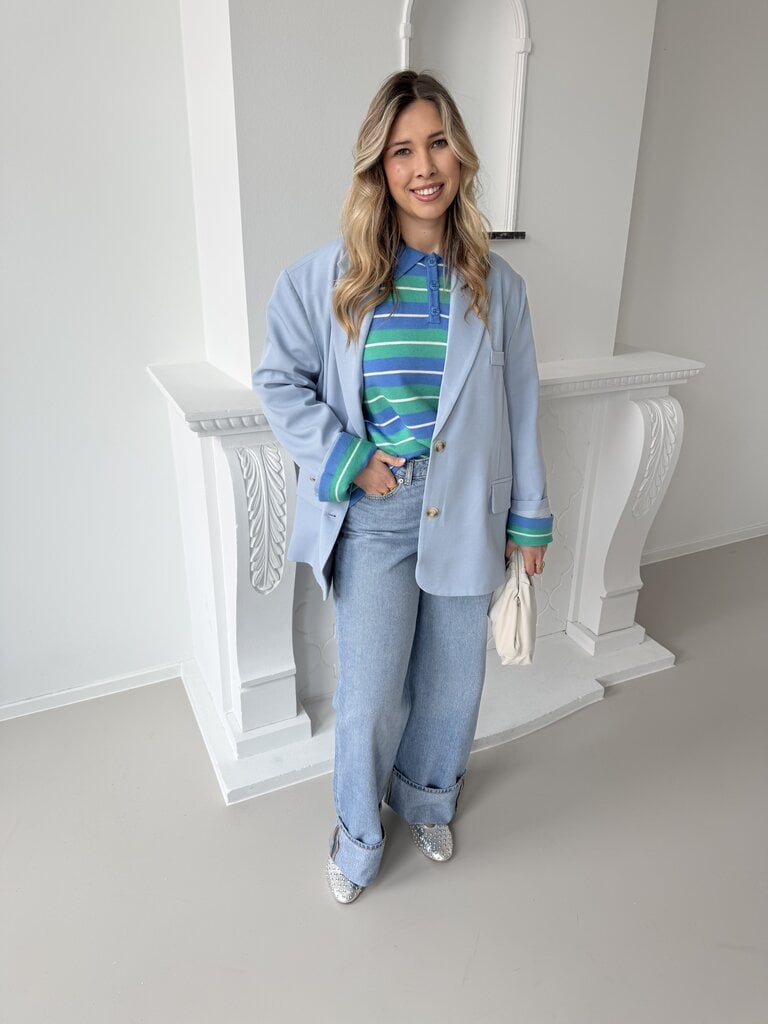 Balou knit sea green/blue