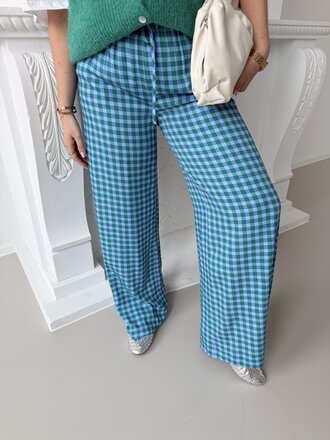 Kate pantalon blue/sea green