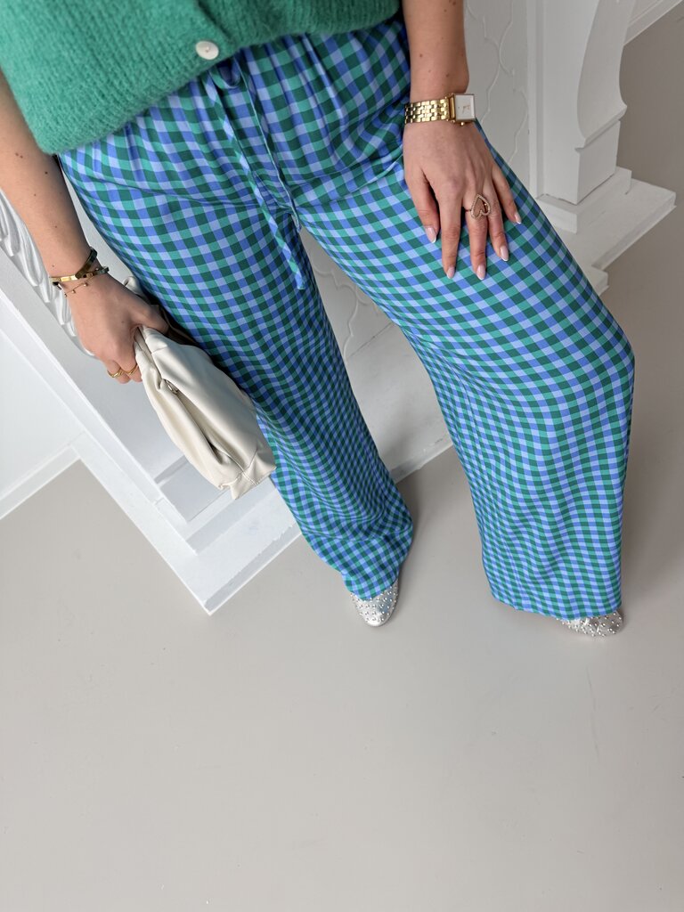 Kate pantalon blue/sea green