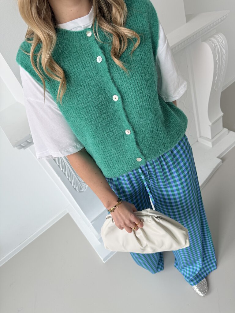 Kate pantalon blue/sea green