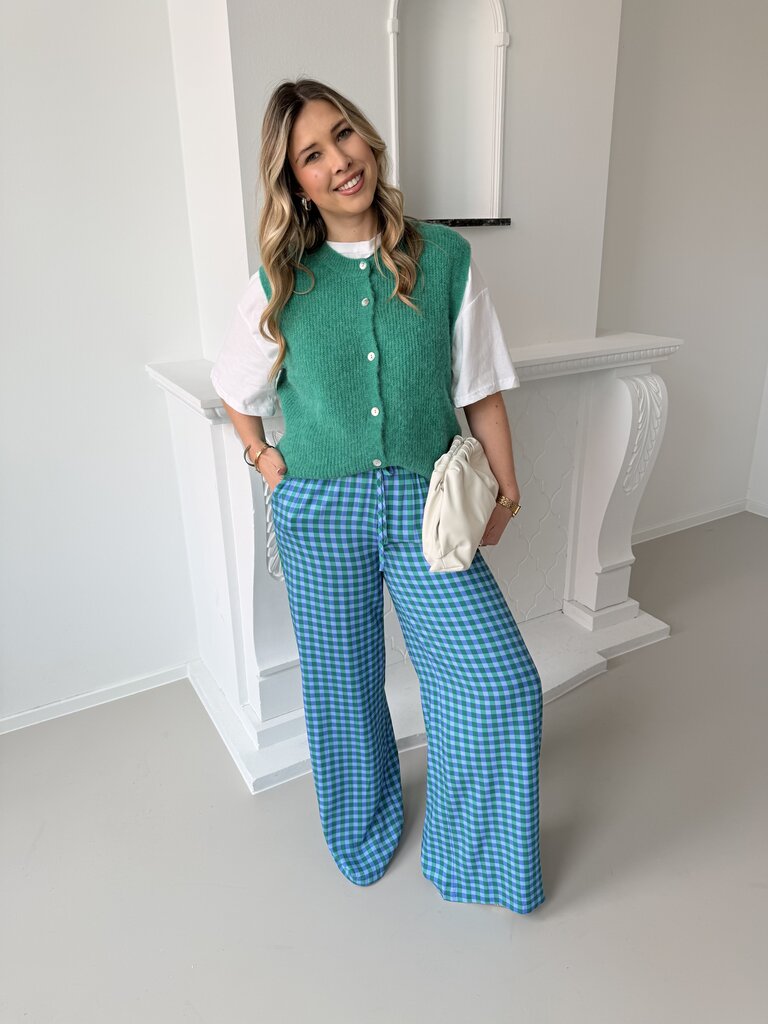 Kate pantalon blue/sea green