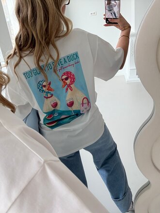 Ducks t-shirt white