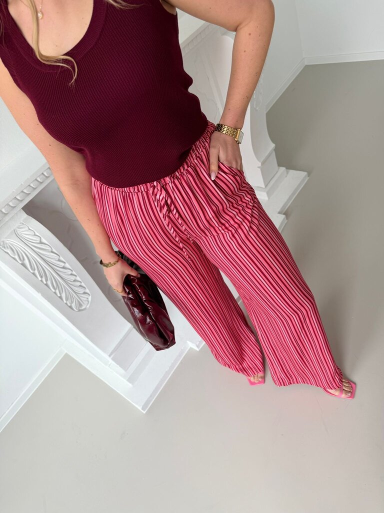 Keely top burgundy