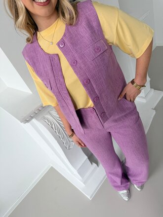 Amanda gilet purple