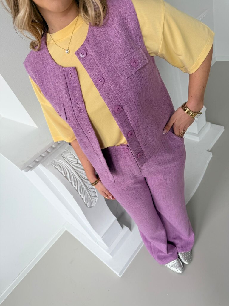 Amanda gilet purple